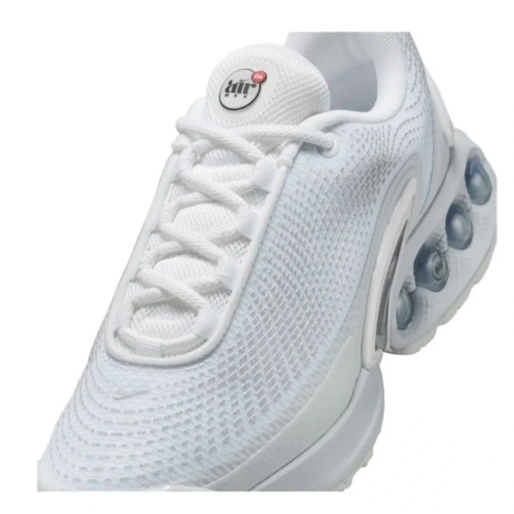 Nike Air Max Dn White Metallic Silver FJ3145-100 Womens Size 8.5 Sneakers